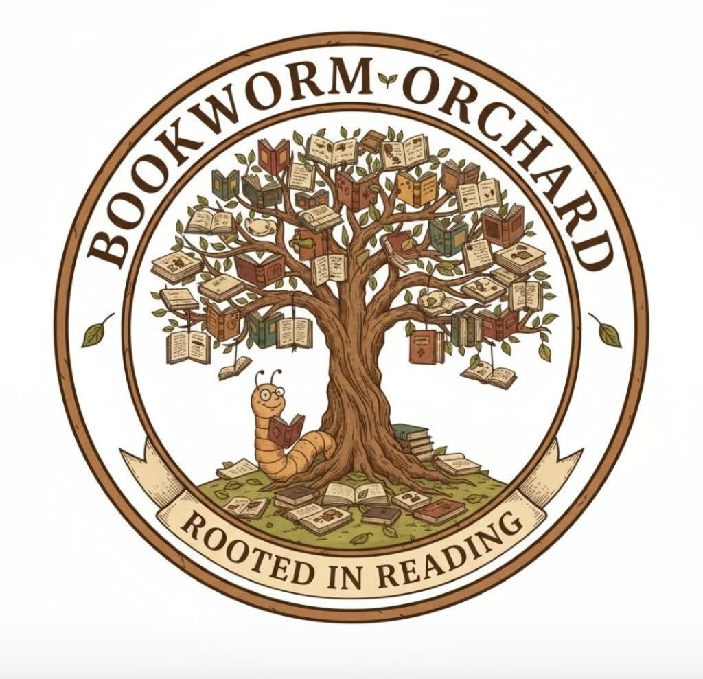 Bookworm Orchard will serve up the works of local, independent authors in Marion, Indiana. Logo courtesy of Bookworm Orchard.
