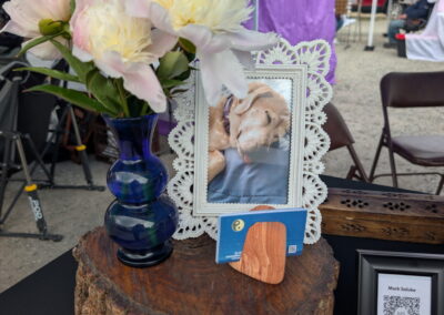 Wende's interior design skills on display in the Lucy's Way tent at Mama Pearson's Spring Market.
