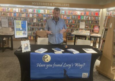 Only 7 remain: After Mark's July 25 signing at Barnes and Noble in Noblesville, only seven copies of Lucy's Way currently remain on site. Get in and get your signed copy today!