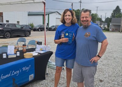 Mark with Stephanie Riddle, Director of the Swayzee Public Library. Stephanie did a fantastic job of organizing the Swayzee Days Author event as well as openly communicating throughout the planning process. Great job Stephanie!