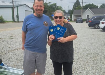 Mark and Julie Hoch. Julie bought two copies of Lucy's Way, one for herself and one for her daughter, a successful lawyer in Massachusetts who worked with Mark at a local animal shelter several years ago.