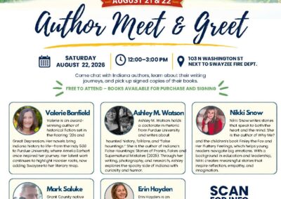 The Swayzee Days author Meet & Greet, organized by the Swayzee Public Library, featured the work of five area authors.
