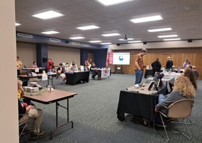 Mark visited his hometown's local author fair for the second straight year on October 24, 2026.