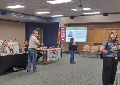 Mark visited his hometown's local author fair for the second straight year on October 24, 2026.